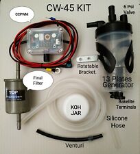 HHO GENERATOR 13 PLATES CW45 FUEL SAVER COMPLETE CAR KIT CC PWM, CARBON CLEAN.IT