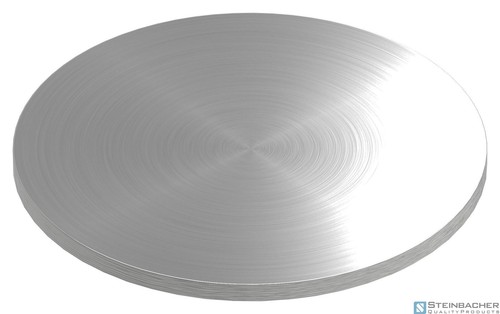 Piastra tonda acciaio inox - tonda,