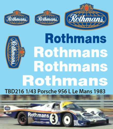Decals per porsche - 956, l