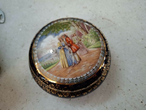 Limoges ceramica cobalt blu - limoges,