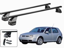 BARRE PORTATUTTO PORTAPACCHI TETTO PER GOLF 4 (1J) 5 PORTE 1997-2004 MENABO NERE
