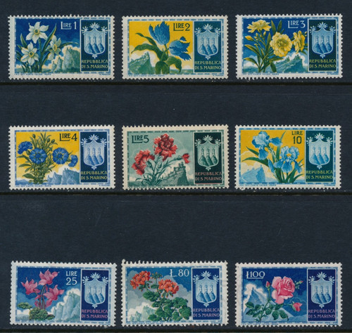 San marino 1953 fiori - marino,