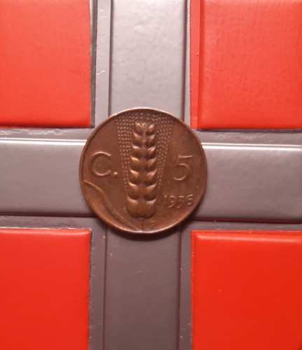 Centesimi 1936 spiga - (£),
