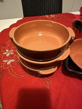 3 Ciotole In Terracotta