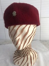 FEZ-TACHIA COLONIALE CON FREGIO TESCHIO IN METALLO ARDITI CAPPELLO BERRETTO WW2