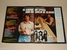 PINK FLOYD NICK MASON clipping articolo fotografia 1983 AT33