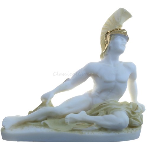 Statua antico guerriero greco