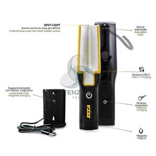 Lampada Portatile Ricaricabile LEDALUX 550Lm - Zeca 39401