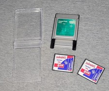 Adattatore Compact Flash Digitus PCMCIA tipo I + 2 schede cf takeMS 8 GB 120x