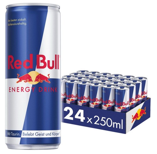 Red bull energy drink 24x250ml - energy,