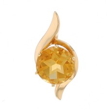 Citrino Giallo Oro Pendente