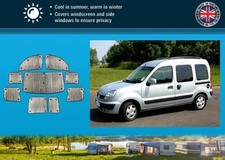 Oscuranti termici per Renault Kangoo 95-07 Set completo camper / Porte...