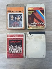 Lotto 4 Cassette Stereo 8 Ultimo Tango A Parigi Popcorn Cochi E Renato Varie AAV