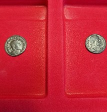 LOTTO N. 2 MONETE ROMANE ANTICHE IMPERIALI RARISSIME  DI COSTANTINO IL GRANDE - 