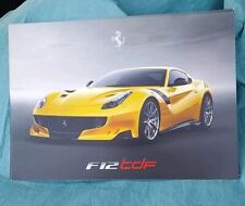 Ferrari  F12 TDF - F 12 TDF, Card Ufficiale Ferrari , 1 *Stampa-GIALLO MODENA