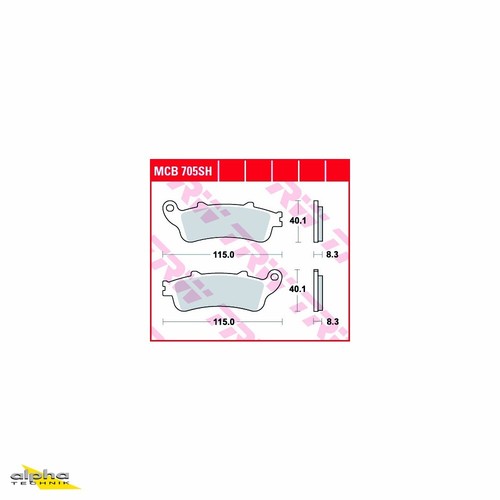 Kit pastiglie freno trw - freno,