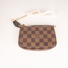 Pochette Louis Vuitton Damier Ebene Mini Pochette Nuova