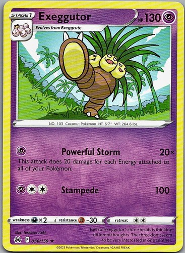 Exeggutor corona zenith - exeggutor,