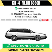 KIT BOSCH 4 Filtri tagliando
