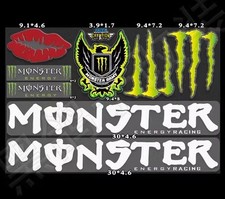 Monster Energy Adesivo Adesivo Moto Casco Moto Auto Scooter Portatile