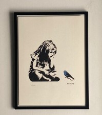 lithographie banksy avec