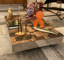 Tavolo realizzato con vecchie