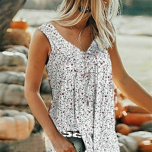 Camicia blusa canotta - , donna