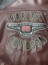 harley leather jacket . 95th