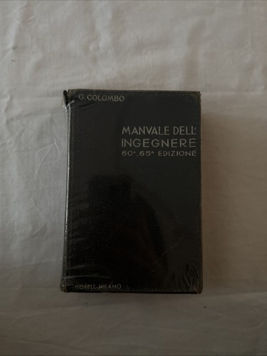 Manuale delle ingegnere - manuale,