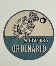 1928 Tessera sport REGIO YACHT CLUB ITALIANO GENOVA