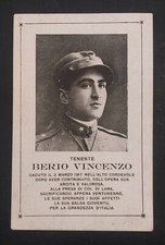 CARTOLINA RARA TENENTE BERIO