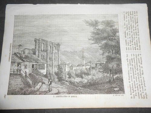 1850 splendida xilografia - 1850,