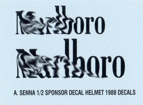 Decals per ayrton - per, senna