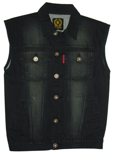 Gilet uomo biker denim - uomo,
