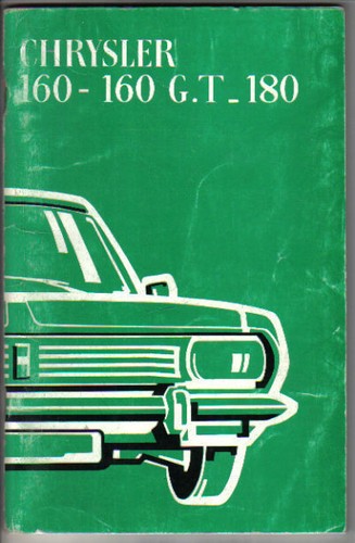 Chrysler 160 180 - chrysler, gt
