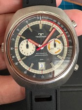 CRONOGRAFO VINTAGE HEUER MONTREAL BY TECHONOS 1970 AUTOMATICO ACCIAIO CALIBRO 12