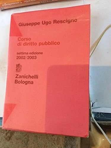 Corso diritto pubblico - corso, di