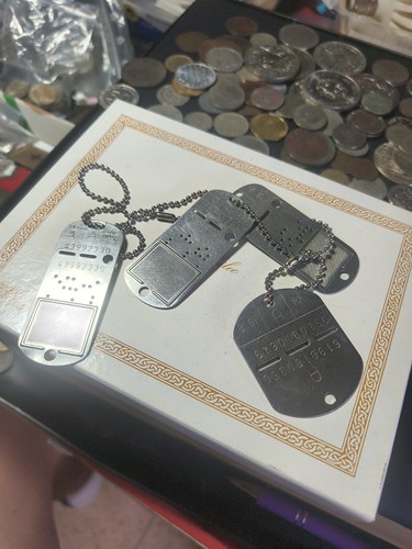 Lotto piastrine militari - piastrine,