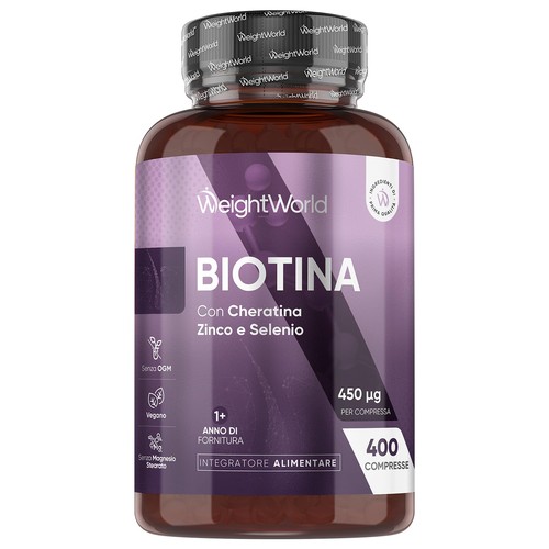 Biotina capelli 450μg 400 - capelli,