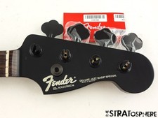 Fender Duff McKagan Deluxe Precision Bass NECK & TUNERS, Nero Contemporaneo