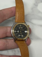 Baume & Mercier Transatlantic Baumatic Chrono Ref. 6103 Steel Gold NOS