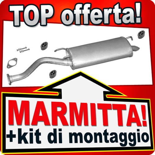Silenziatore posteriore per - silenziatore,