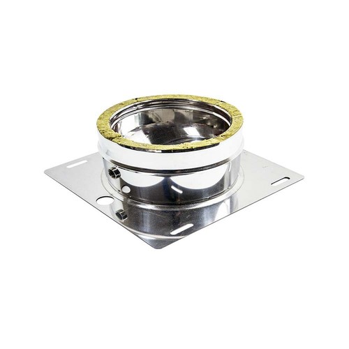 Piastra base inox doppia - inox,