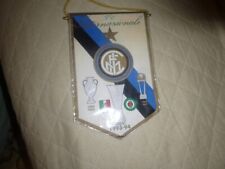 GAGLIARDETTO CALCIO COLLEZIONE VINTAGE INTER  VARIE COPPE E TROFEI  CM  17 X 25