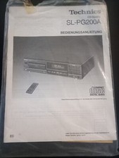 ISTRUZIONI / MANUALE ORIGINALE TECHNICS SL-PG200A LETTORE CD