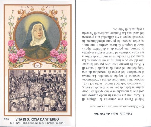 Raro santino vita - di, santa