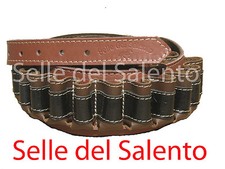 Cartuccera caccia in pelle