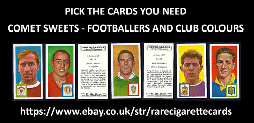 Comet sweets footballers - comet, and