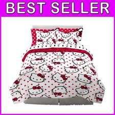Collezione biancheria da letto completa Hello Kitty 7 pezzi