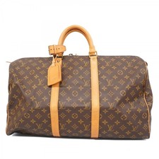 Louis Vuitton Monogram Keepall 50 Boston Borsa M41426 Marrone Uomo e... GZl1dif3